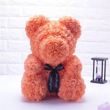 Load image into Gallery viewer, 2020 INDIA HOT  Valentines Day Gift 25cm Red Bear Rose Teddy Bear Rose Flower
