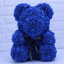 Load image into Gallery viewer, 2020 Germany Hot Valentines Day Gift 25cm Red Bear Rose Teddy Bear Rose Flower
