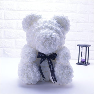 2020 US Hot Product Big Size Rose Bear Gifts for Valentine's Day Rose Bear For Valentine